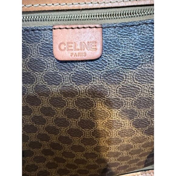 Celine Vintage Macadam Boston Bag*Beautiful Vintage Condition! w/Celine Lock/Key - Picture 11 of 13